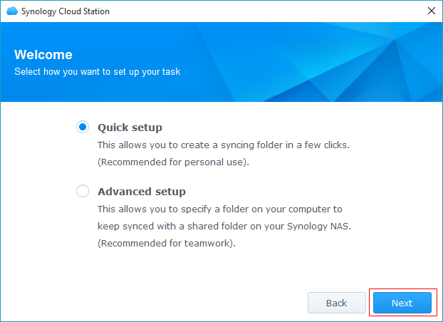 Synology Quick setup guide Synology Quick setup guide